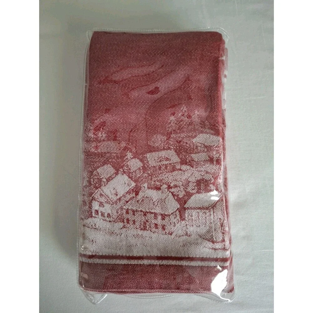 Williams-Sonoma “Twas the Night Before Christmas” Jacquard Napkin Set Of 4 NWOT